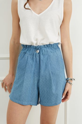 Shorts jean strass - Image 2
